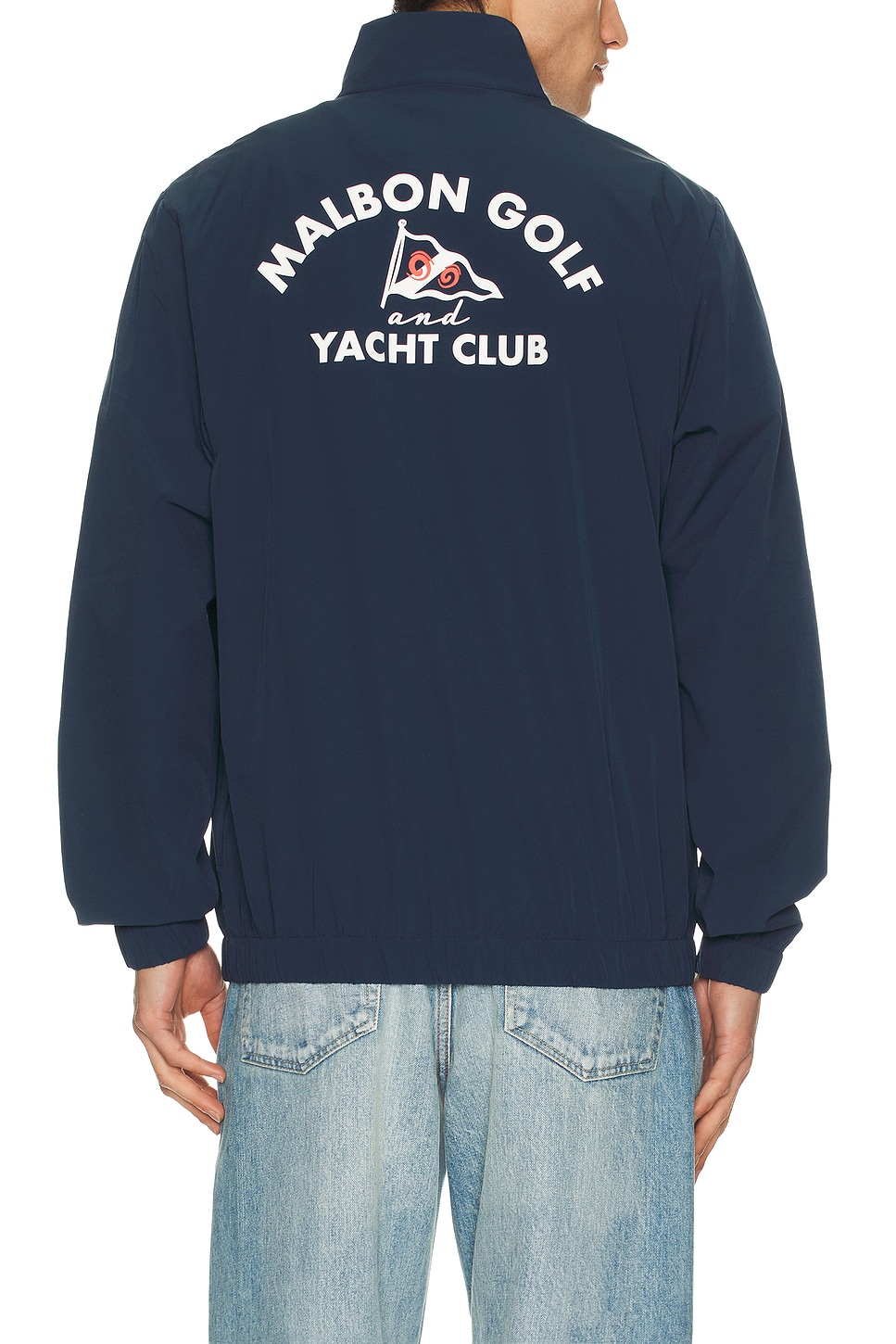 Malbon Golf Cypress Yacht Club Anorak in Navy | REVOLVE
