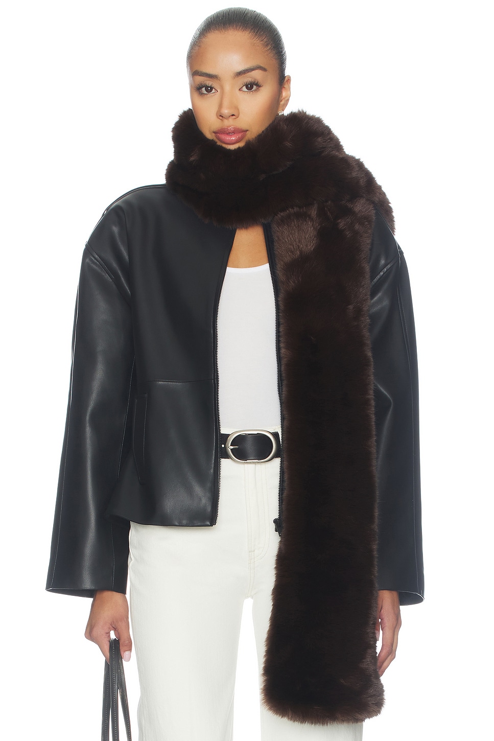 Faux Fur Shawl - thumbnail 2
