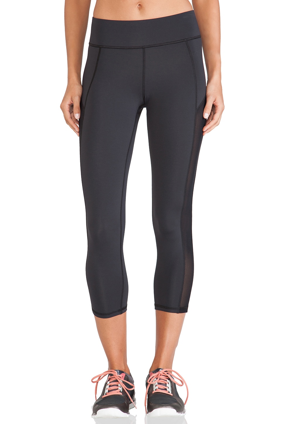 MICHI Stardust Crop Legging in Black 