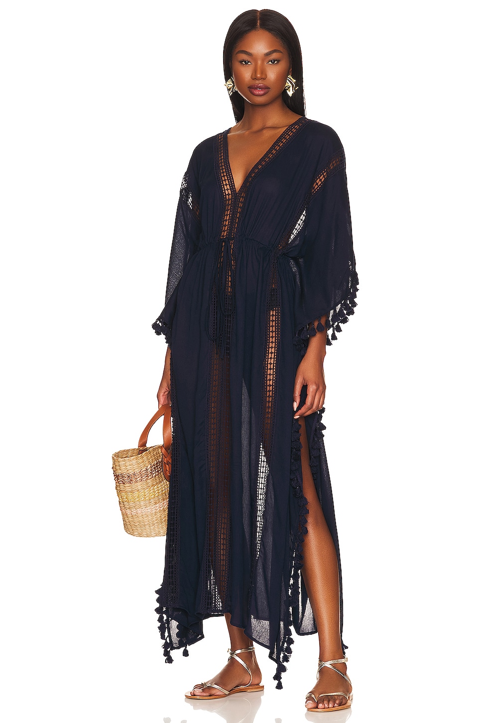 Michael Stars Farrah Caftan in Navy | REVOLVE