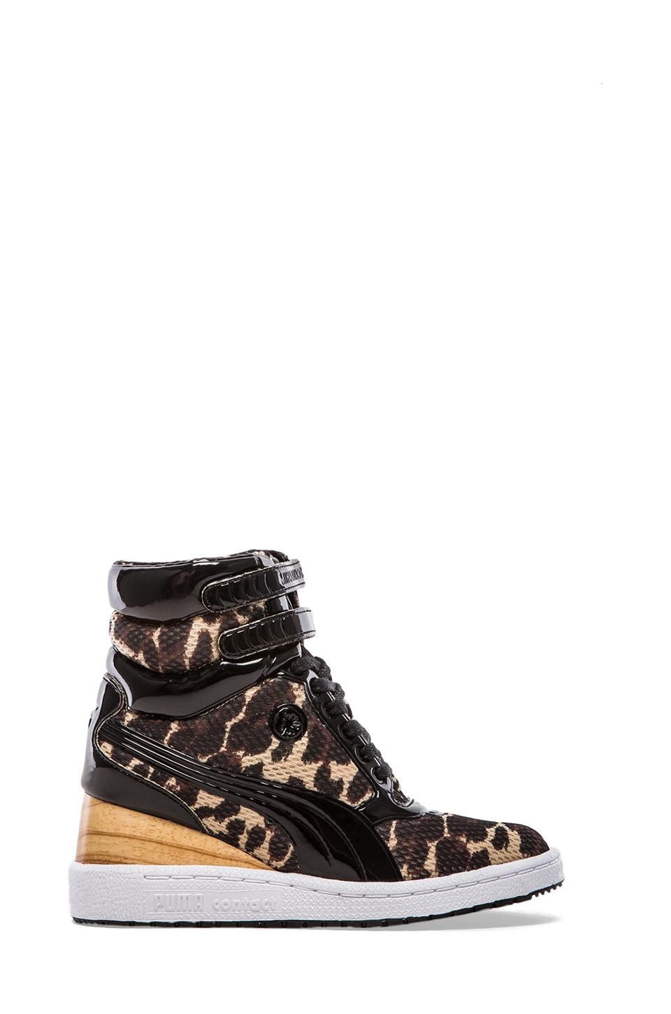 puma leopard sneaker
