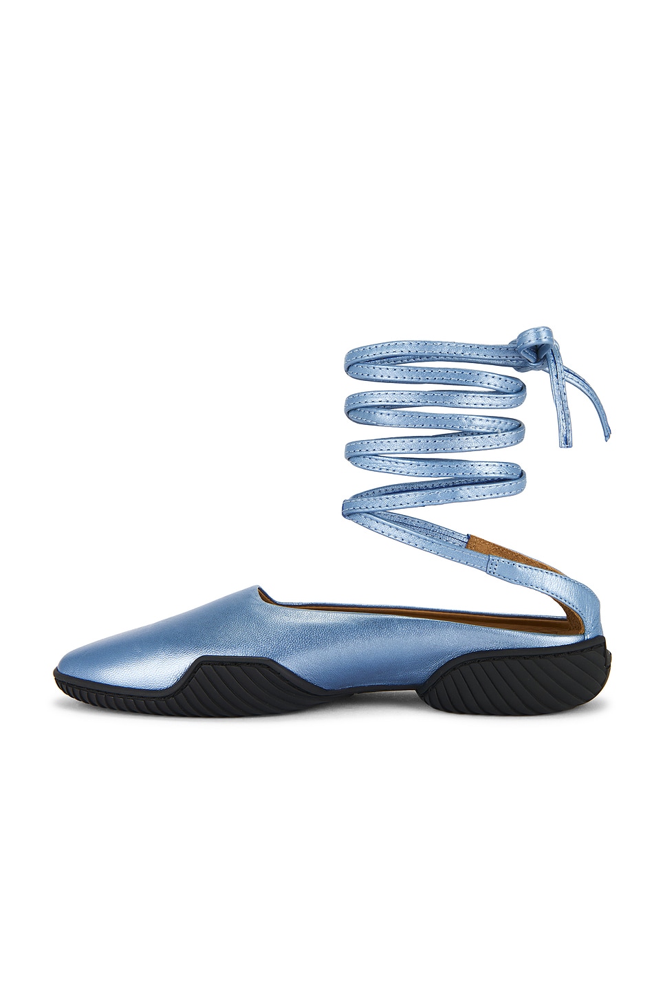 MIISTA Nettie Lace Up Baillerina Flat thumbnail