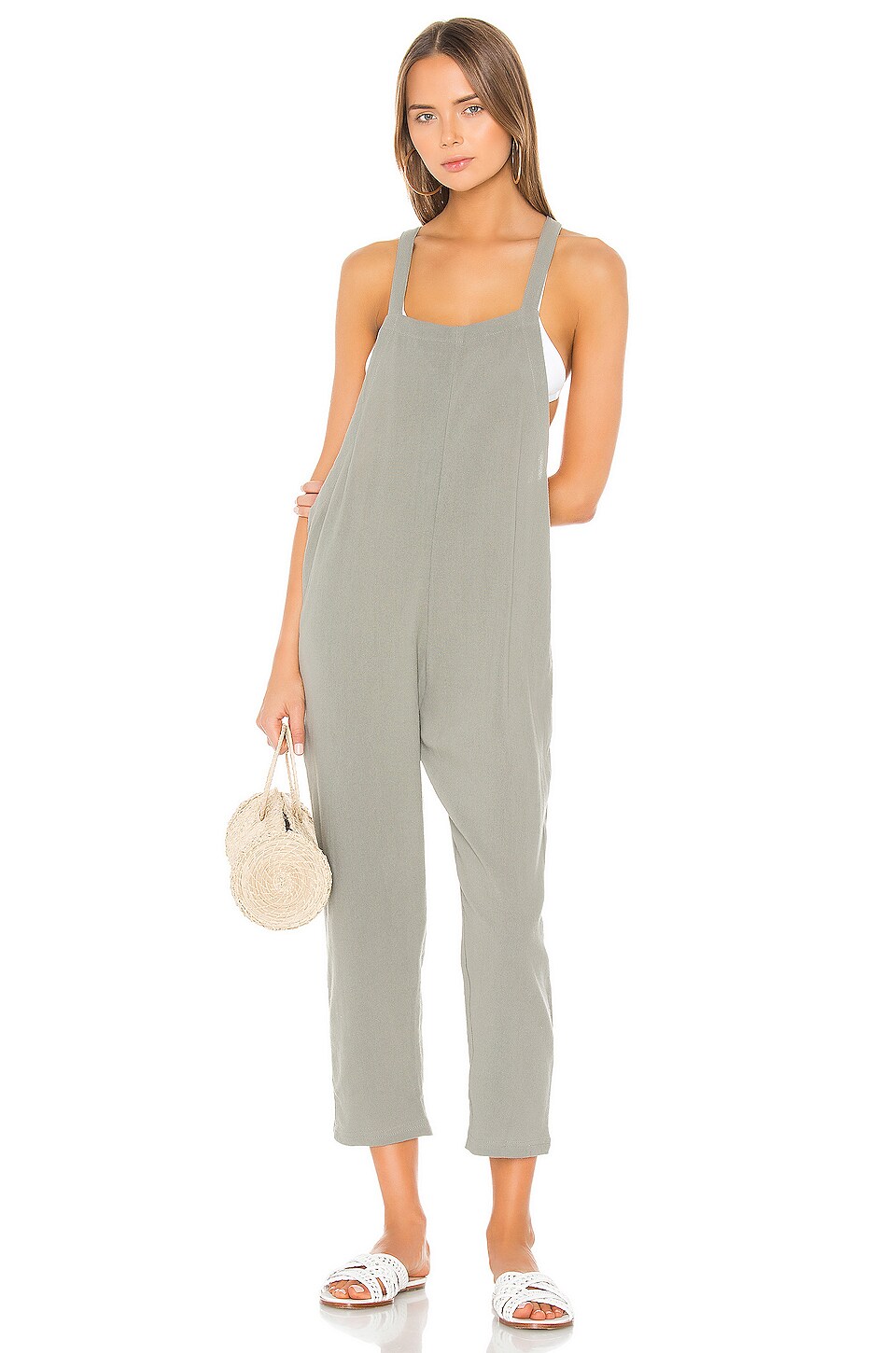 MIKOH Sayama Jumpsuit in Sage | REVOLVE