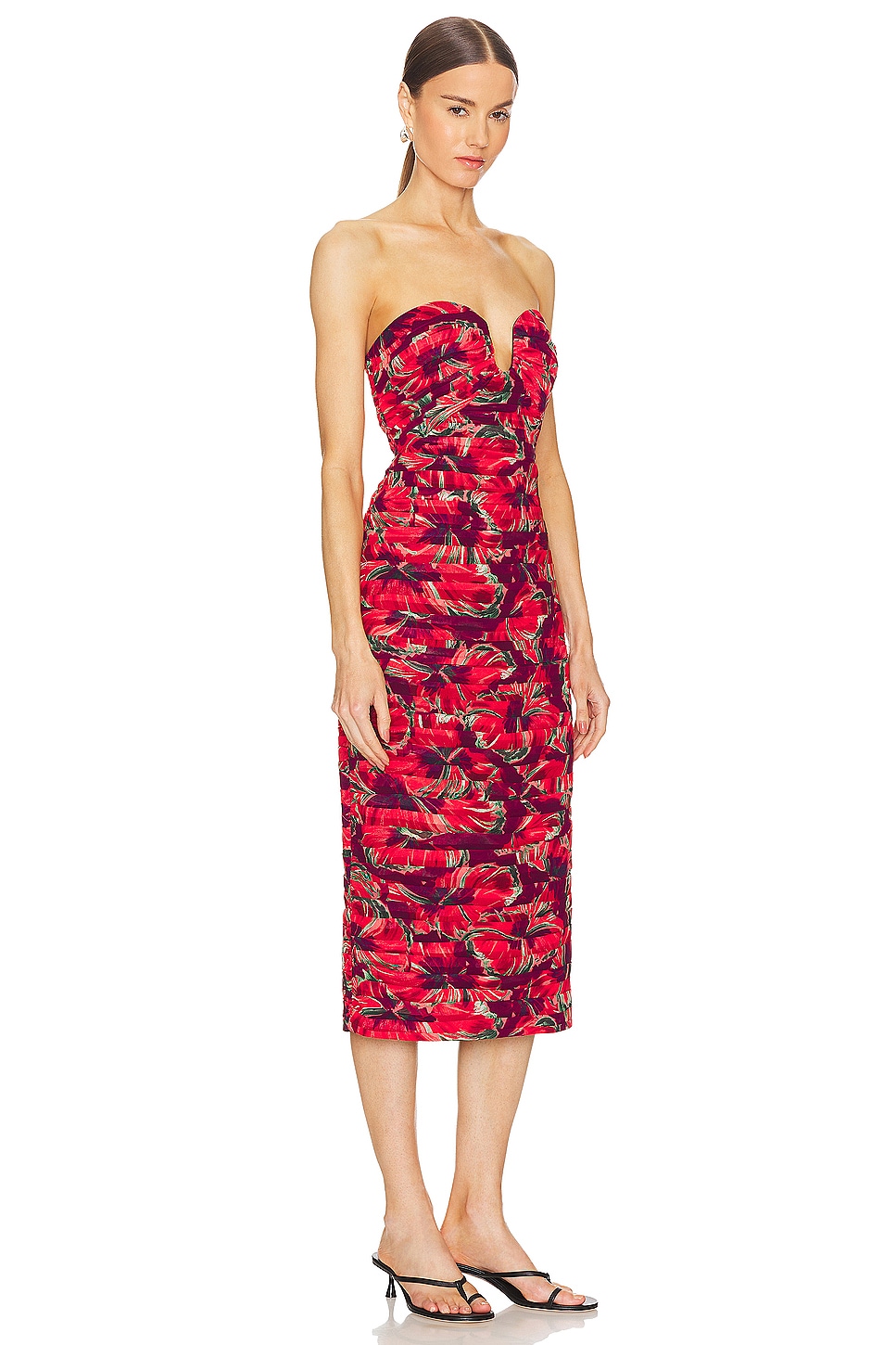 MILLY Windmill Floral Dress thumbnail