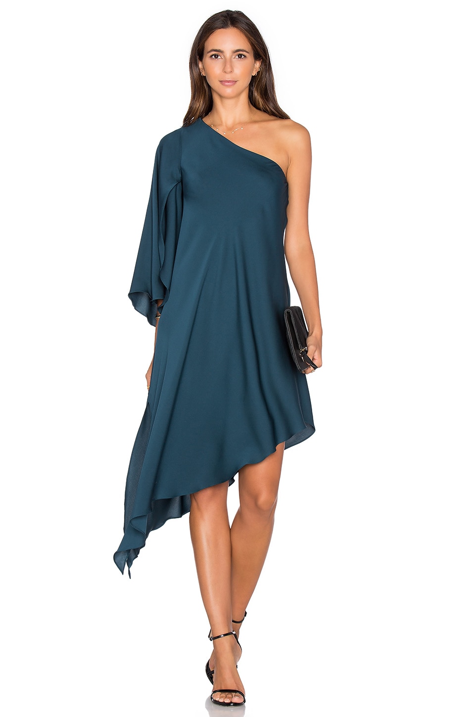 milly one shoulder dress