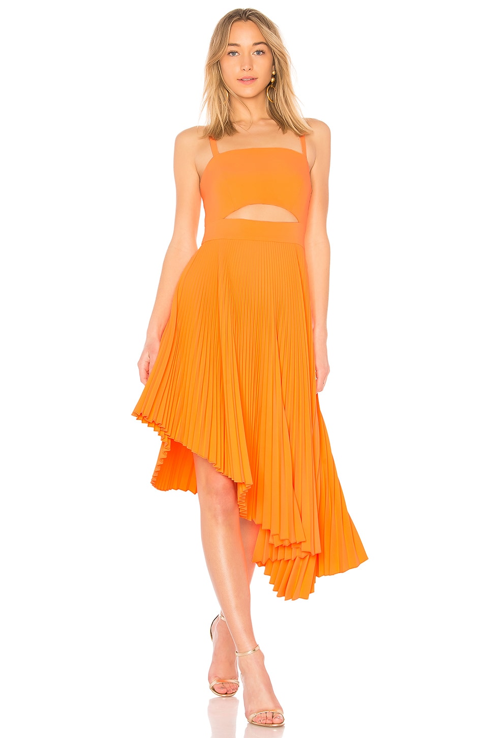 milly orange dress