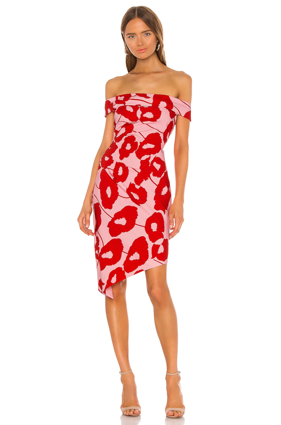 MILLY Poppy Floral Ally Cocktail Dress 