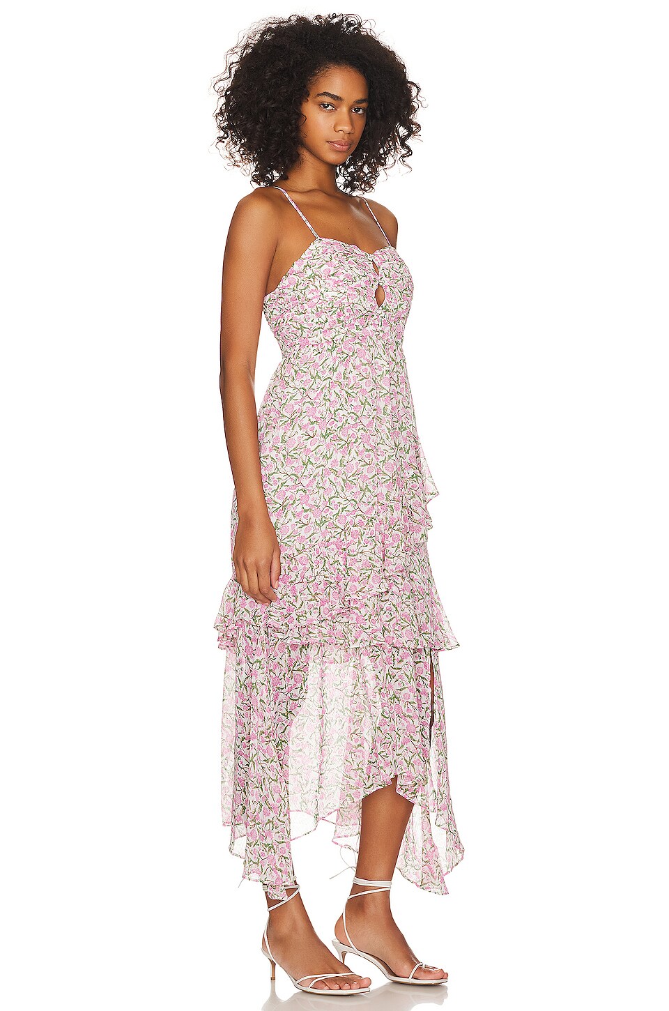 chinese dress ladies MINKPINK Sidra Midi Dress – Calico main image 0