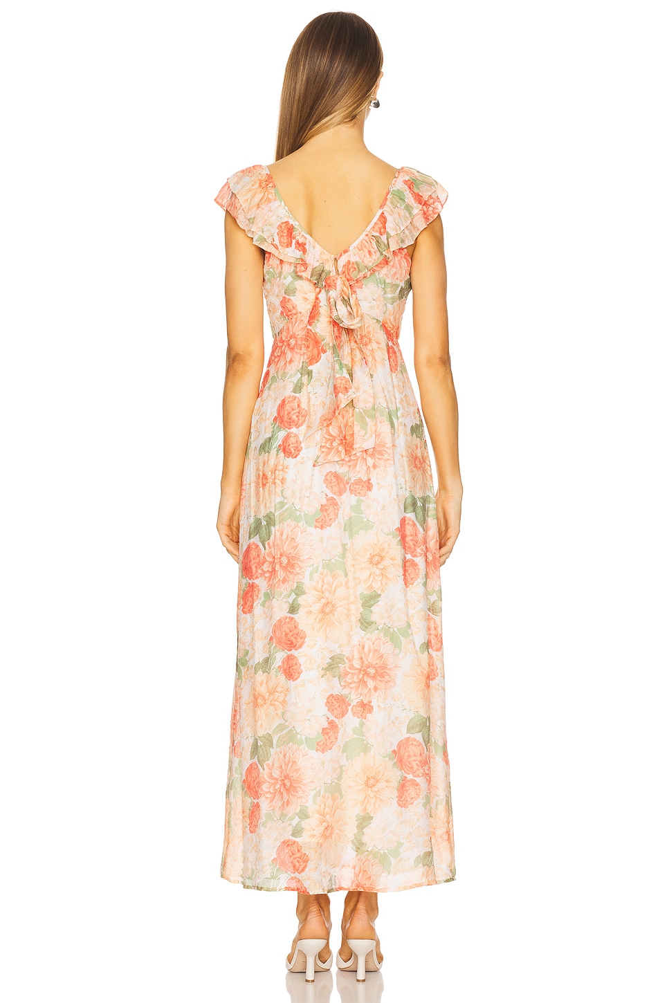 MINKPINK Aida Frill Maxi Dress