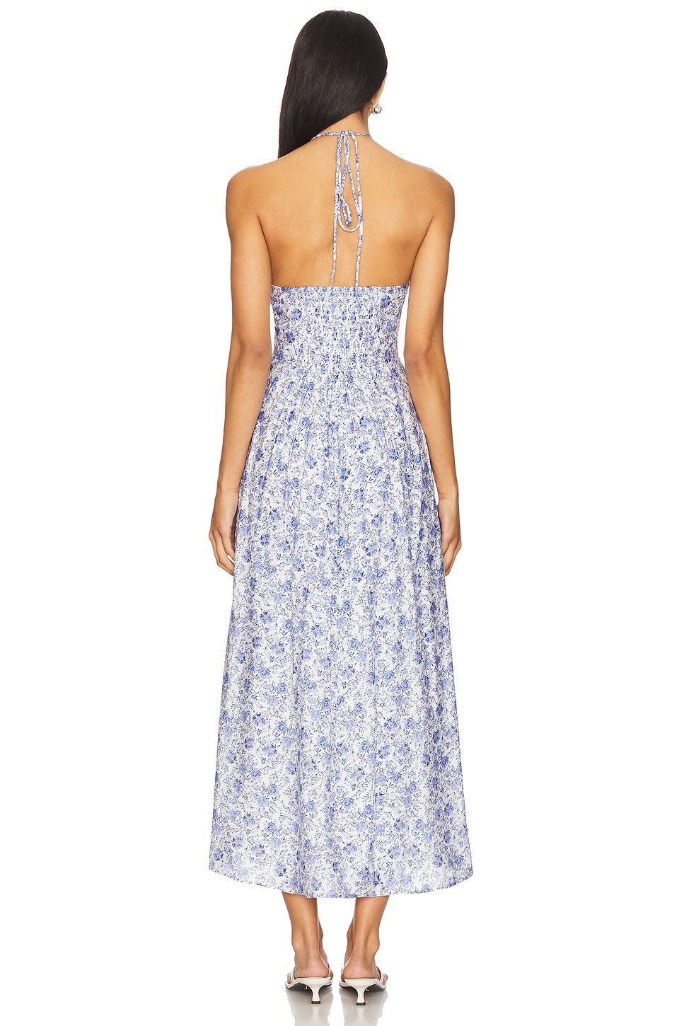 Evelyn Halter Midi Dress
