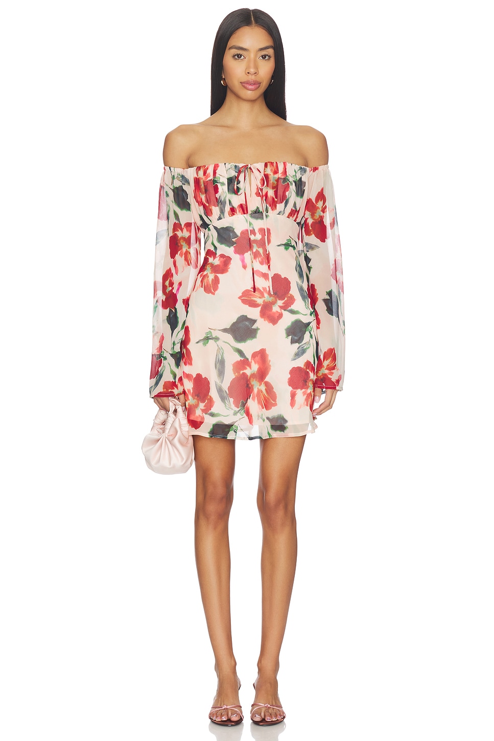 minkpink off the shoulder dress Arabella Off Shoulder Dress