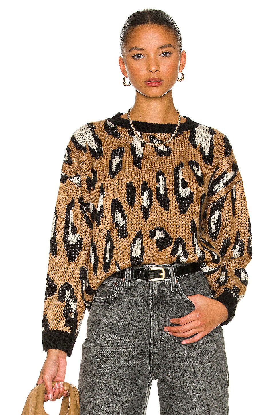 MINKPINK Latifah Intarsia Sweater in Multi | REVOLVE