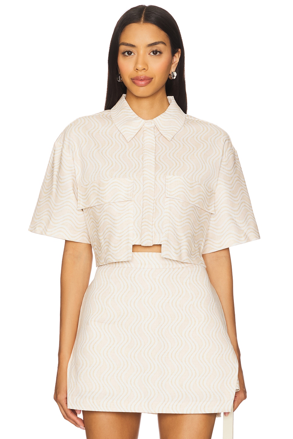 Bonnie Pocket Crop Shirt