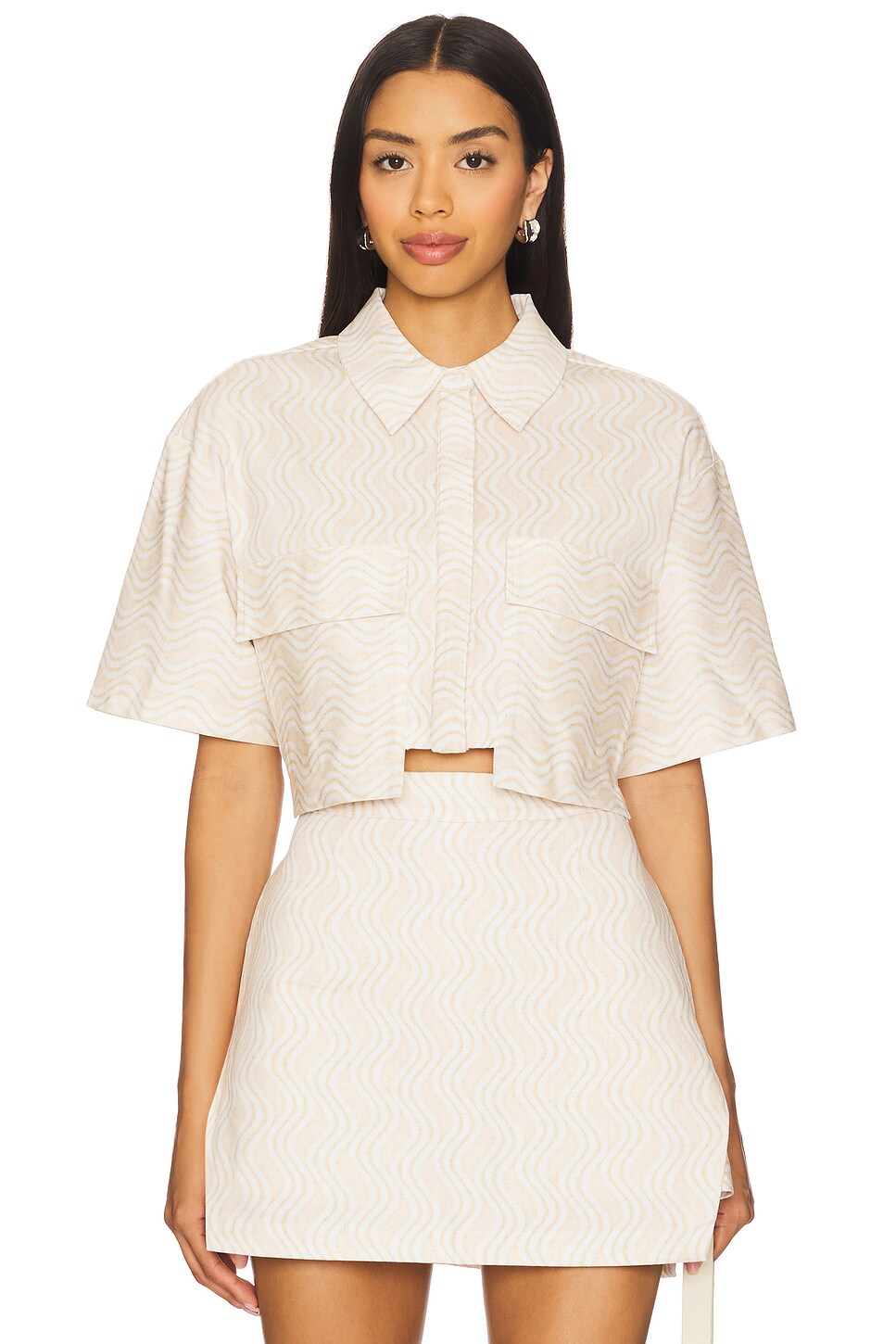 Bonnie Pocket Crop Shirt