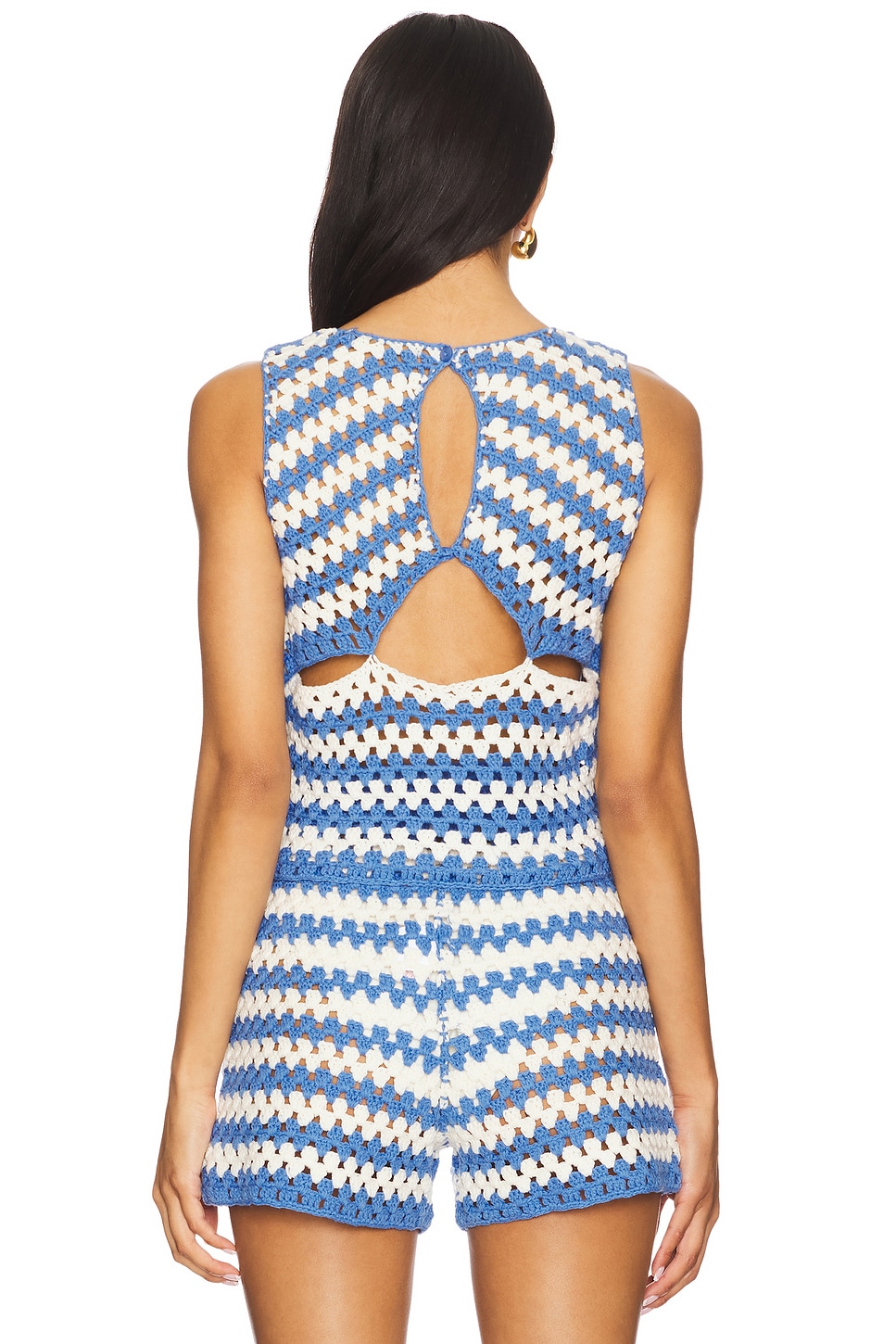 MINKPINK Cally Crochet Crop Top thumbnail