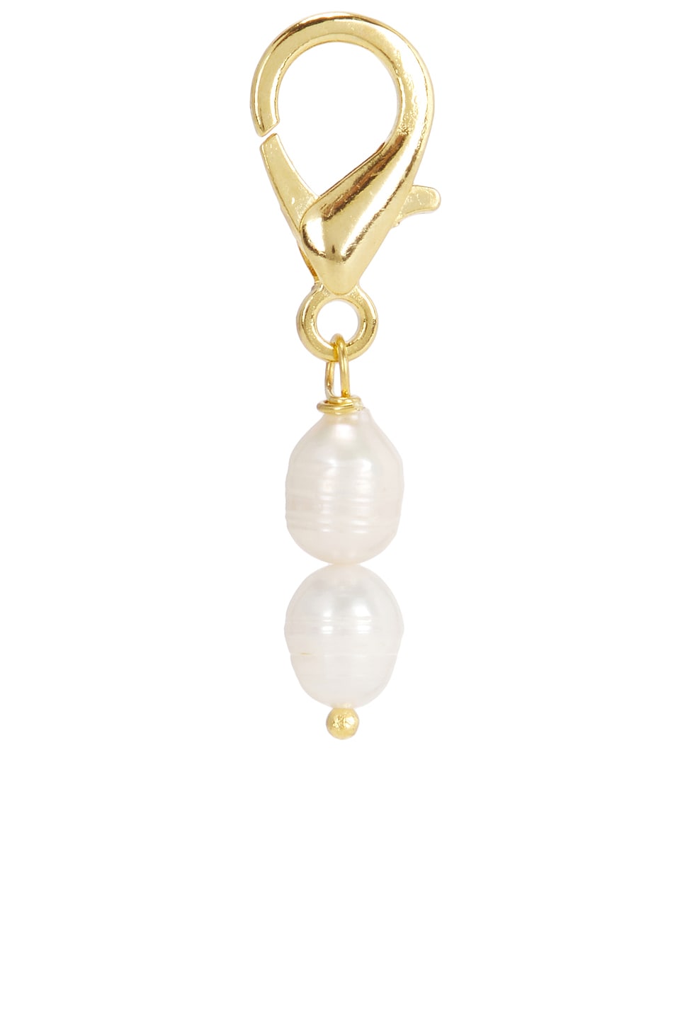 Maison Irem◆シューチャームパール ゴールド Maison Irem Pearl Shoe Charm in Ivory | REVOLVE