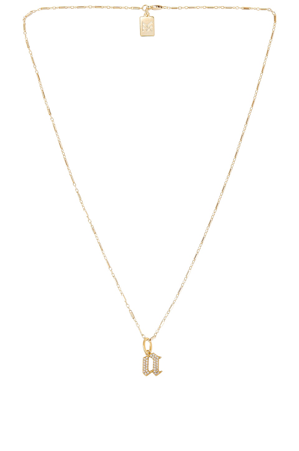 Miranda Frye Gothic Charm and Lindsey Chain Necklace in Metallic Gold - Size V