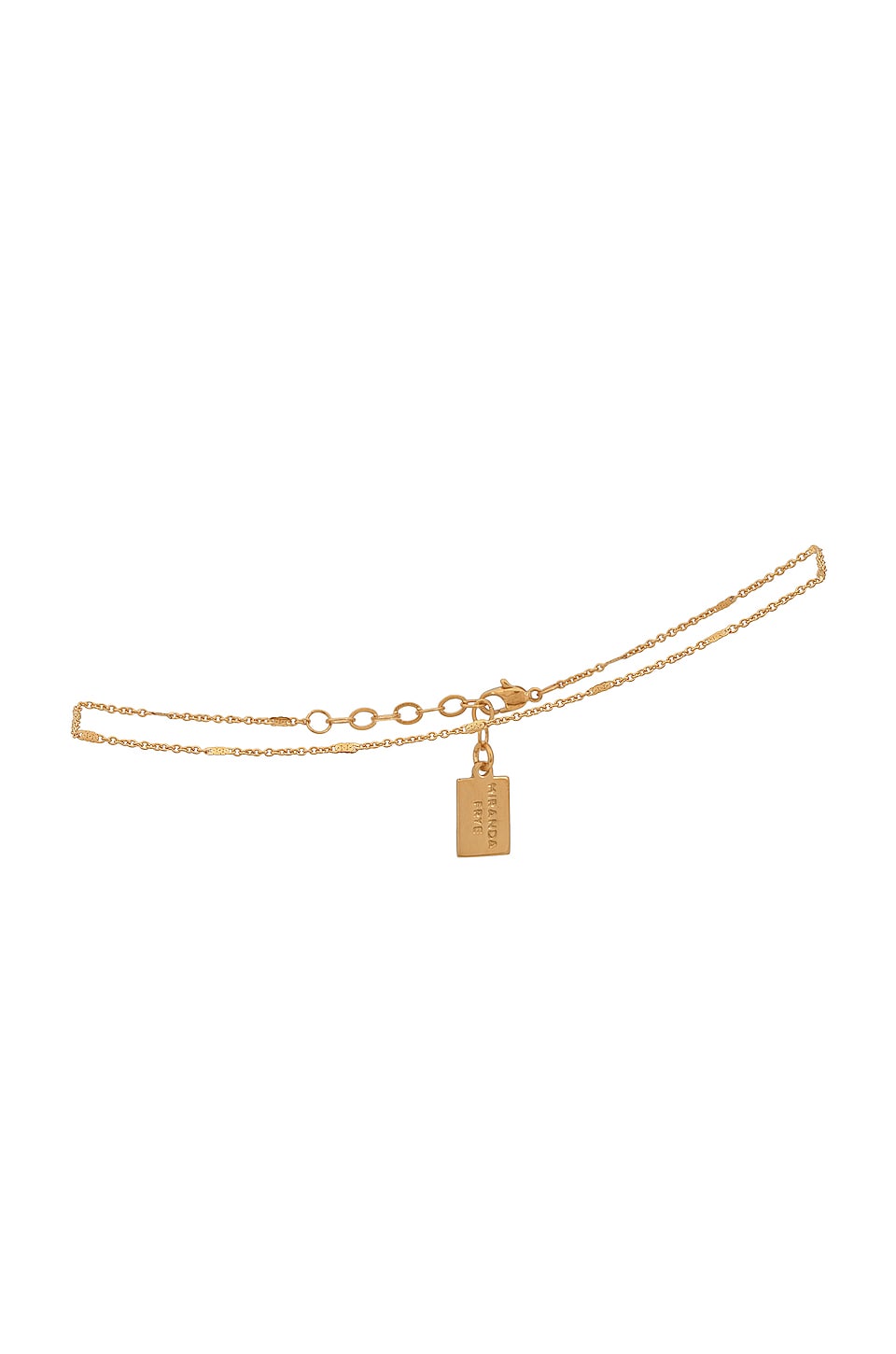 Lili Claspe Reggie Thick Anklet in Gold