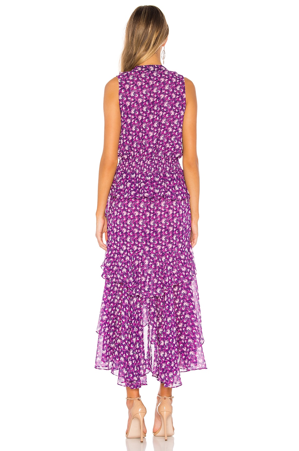 MISA Los Angeles Ilona Dress in Purple Floral | REVOLVE