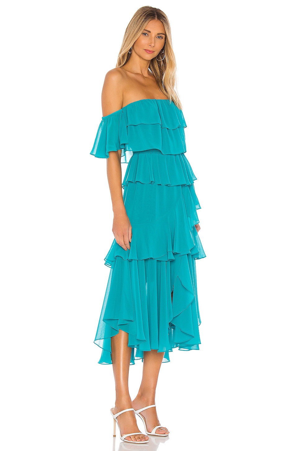 MISA Los Angeles Dalila Dress in Turquoise