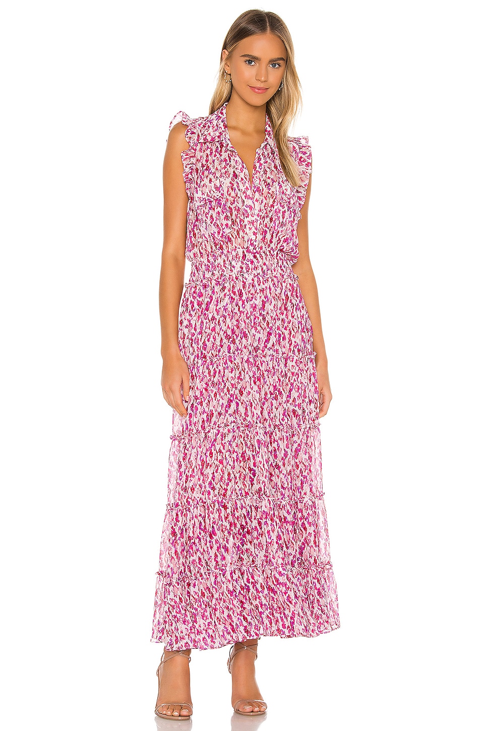 MISA Los Angeles Trina Dress in Fuchsia | REVOLVE
