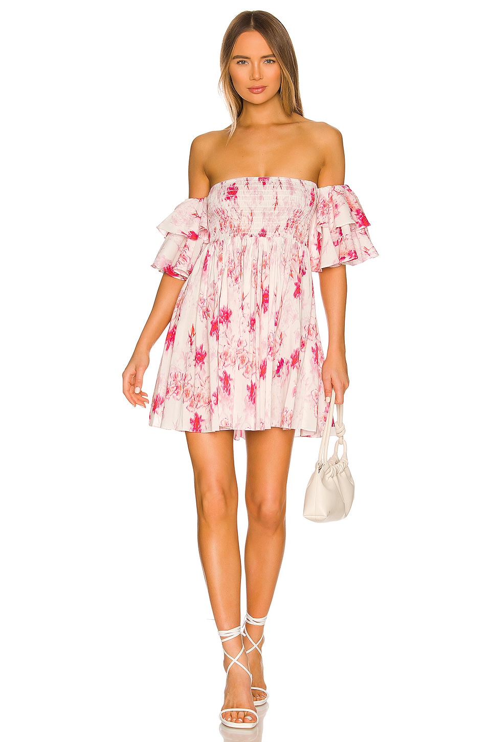 MISA Inah Top - Flora Rosada Satin