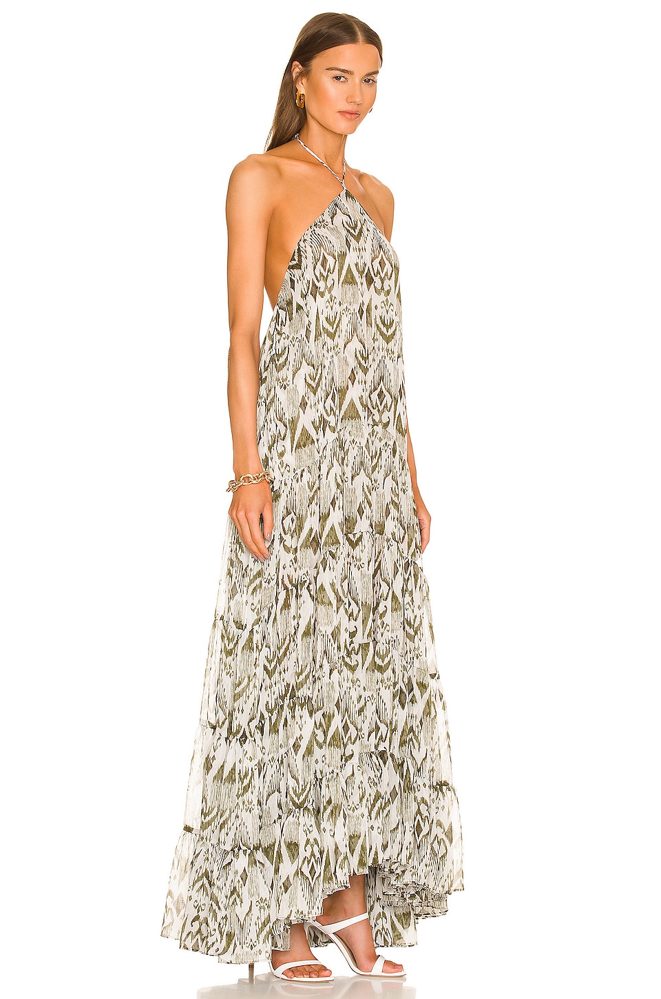 MISA Los Angeles Andromeda Dress in Spring Ikat
