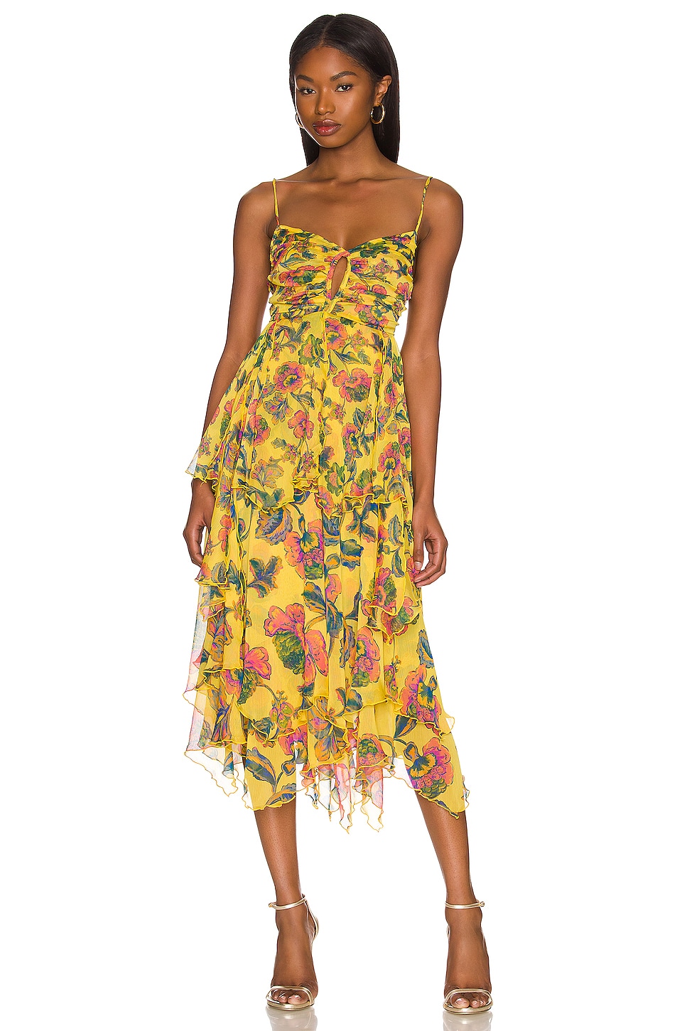MISA Los Angeles Daphne Dress in Grand Canary Mix | REVOLVE
