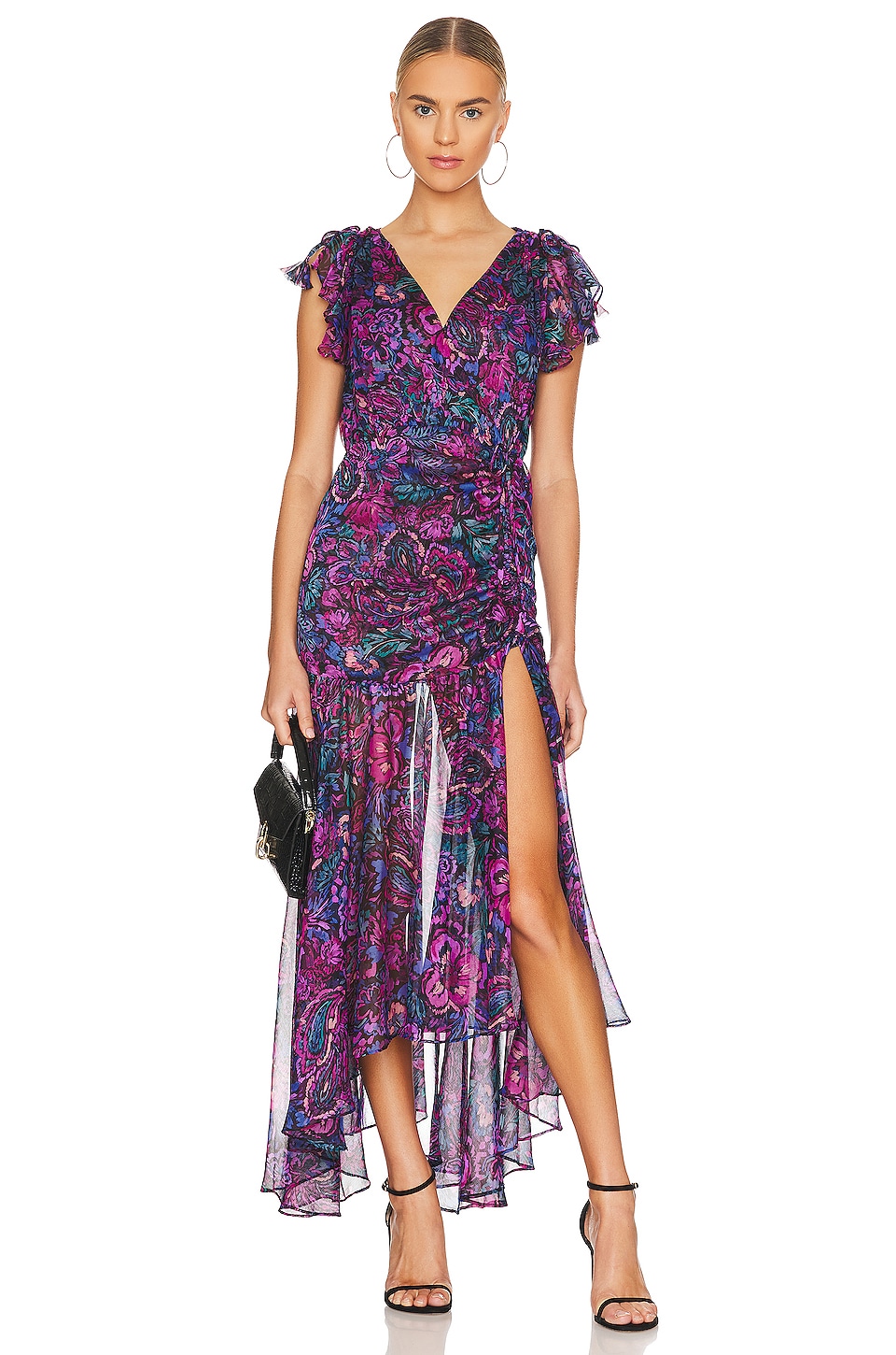 Factory Misa Caterine Floral Midi Dress