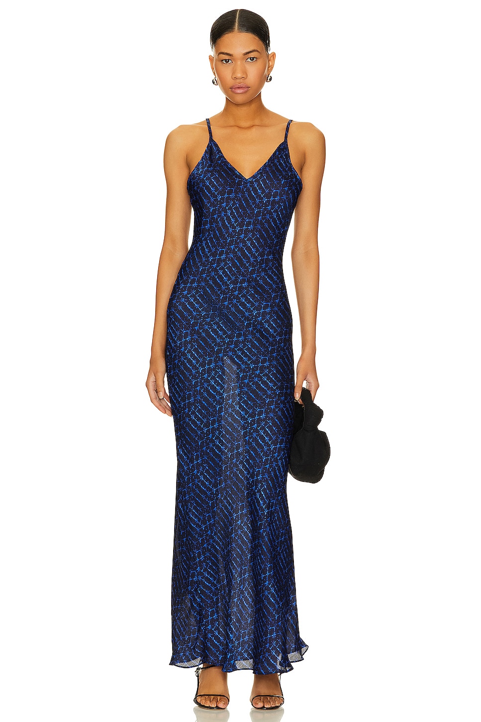 MISA Los Angeles Zia Dress in Midnight Shibori REVOLVE