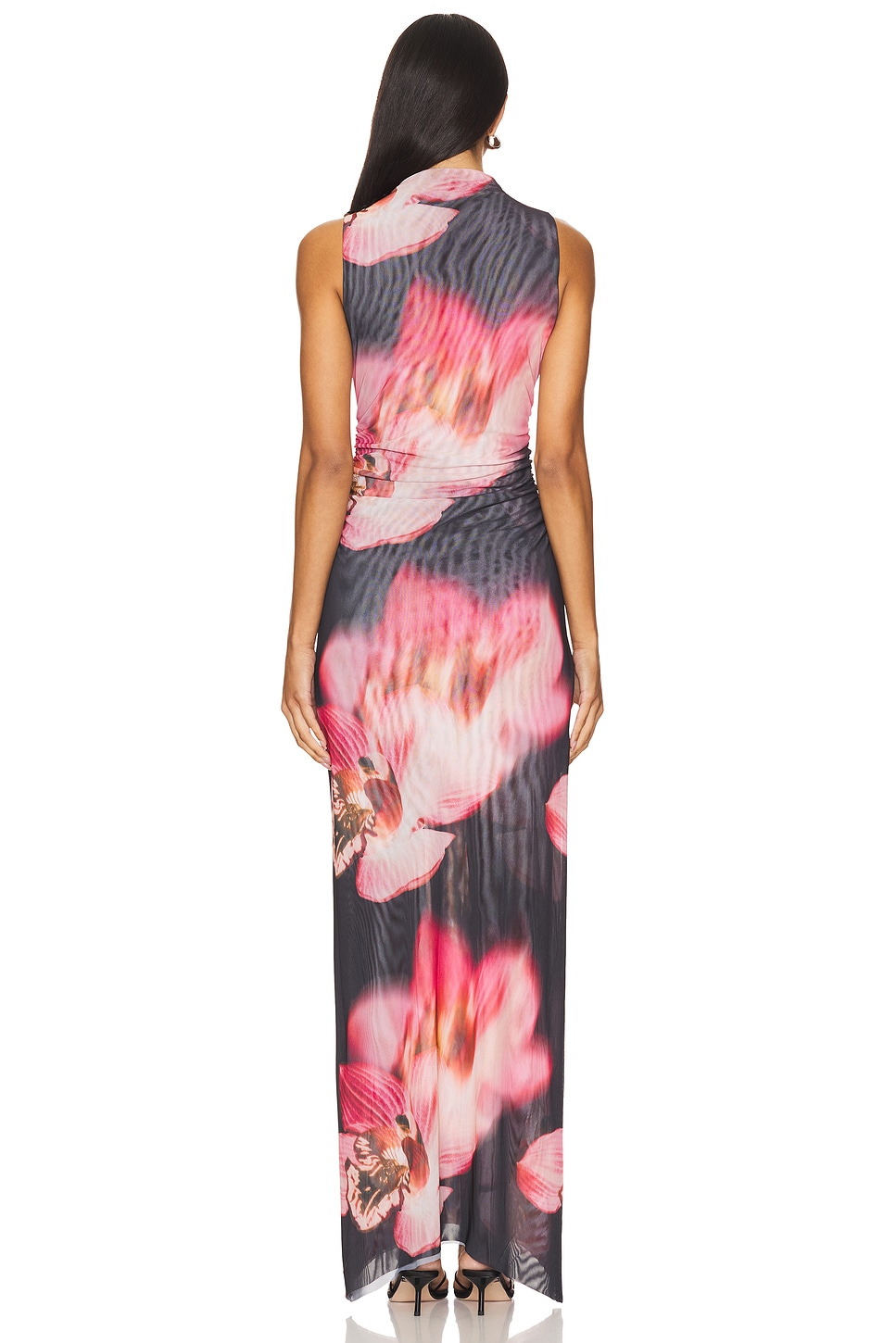 MISA Los Angeles Athena Dress in Midnight Orchid Mesh | REVOLVE