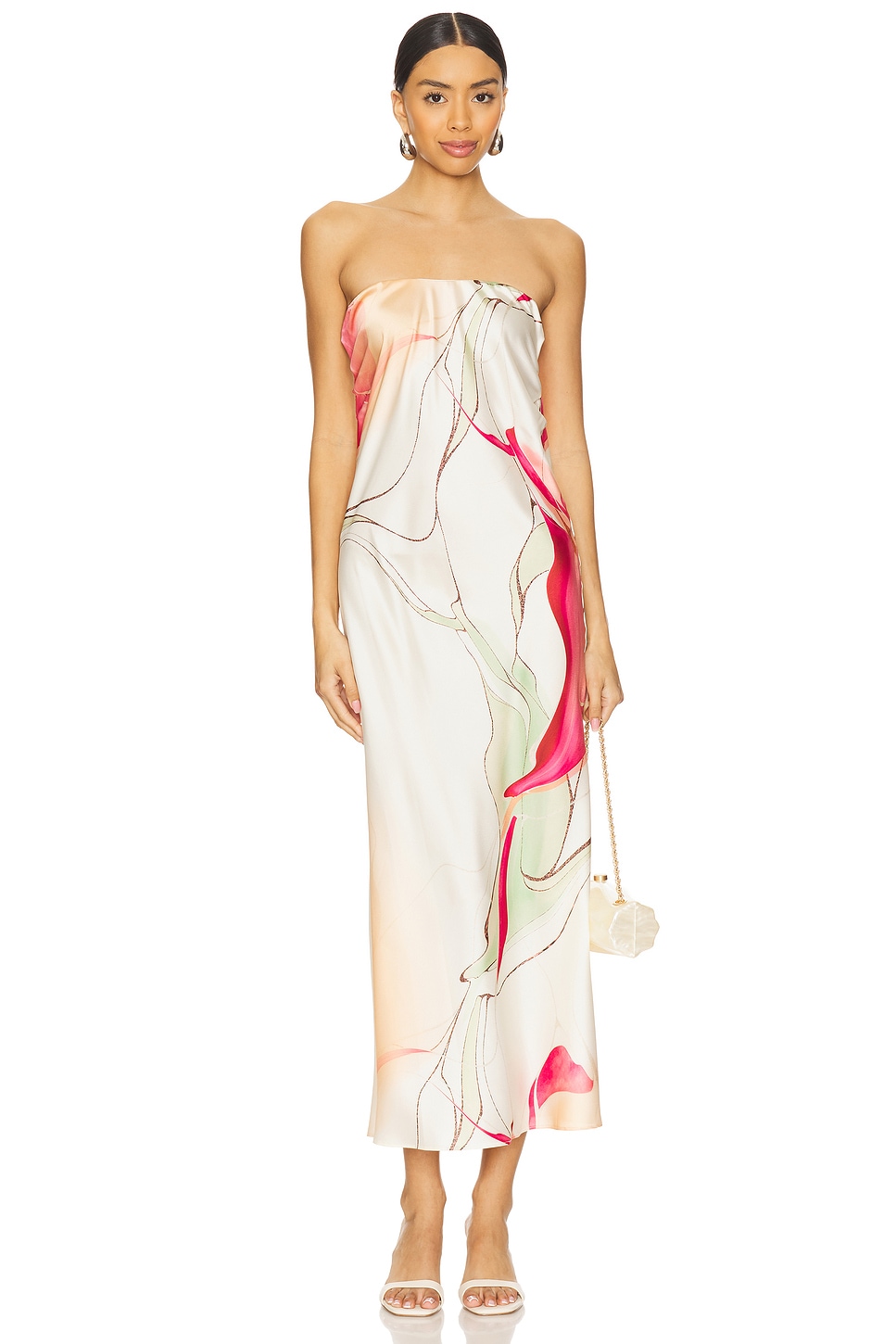 MISA Los Angeles Thara Dress in Divine Marble | REVOLVE