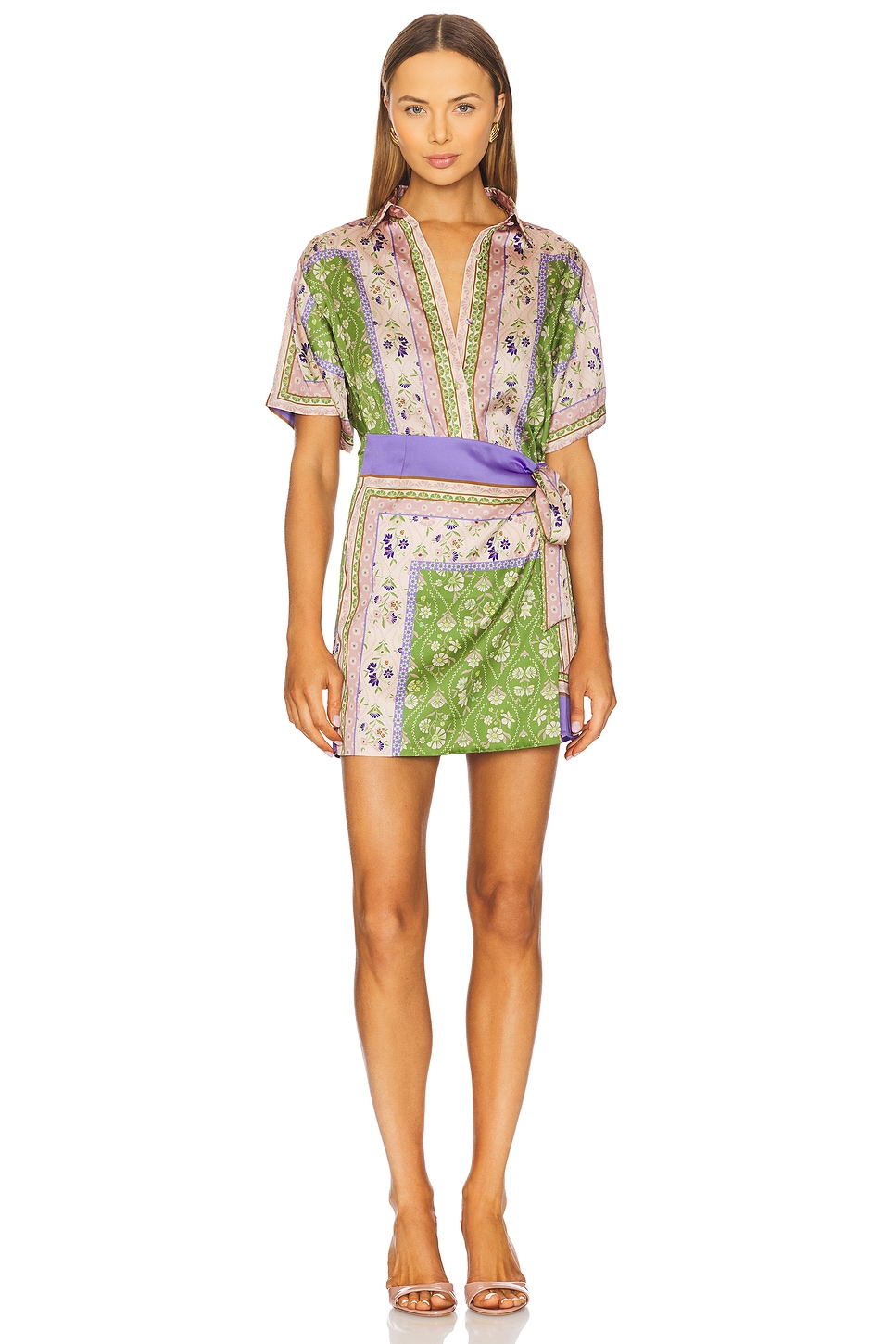 MISA Los Angeles Kezia Dress in Matcha Love | REVOLVE