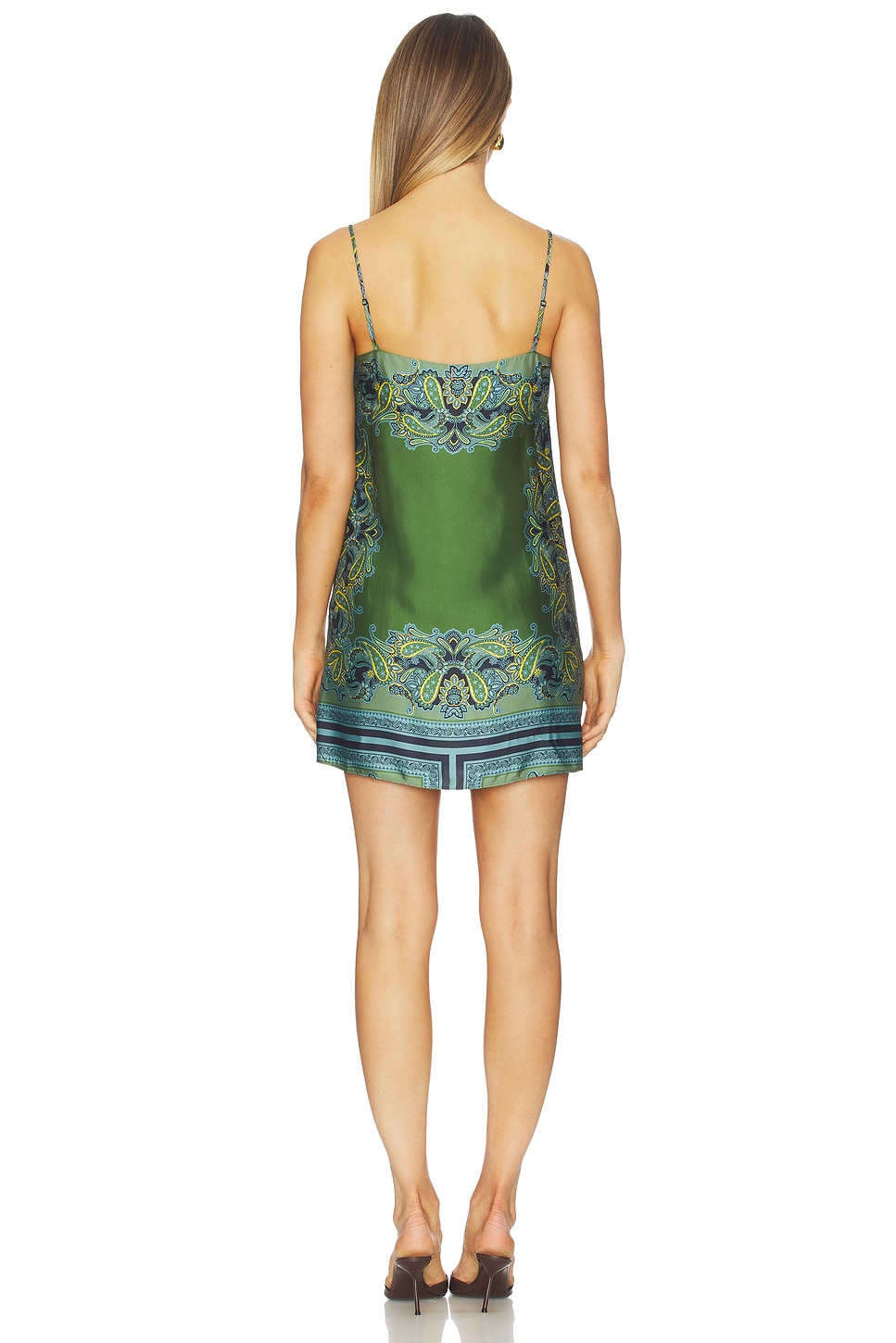 misa green dress Misa Women's Evelin Dress, Emerald Stripe, L at Amazon Women's Clothing store
