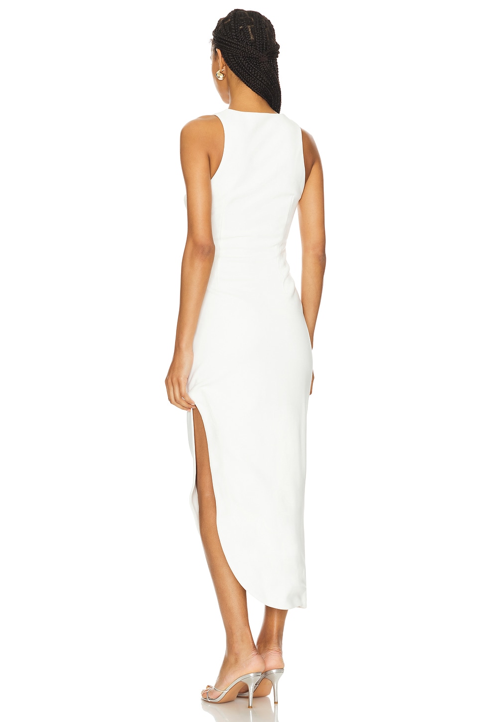 MISHA Ida Midi Dress in Ivory | REVOLVE
