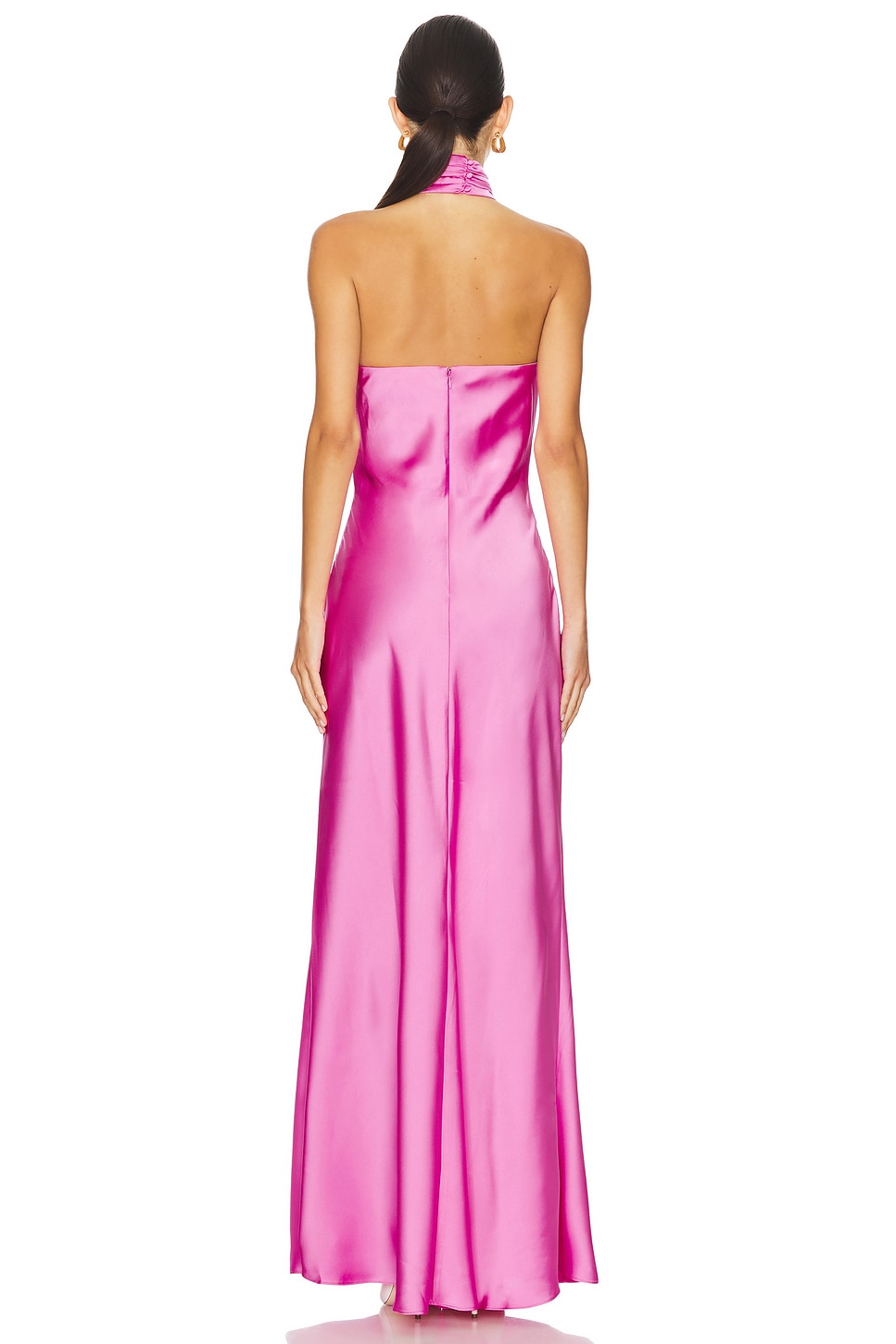 Teresa Rosette Detail Satin Gown