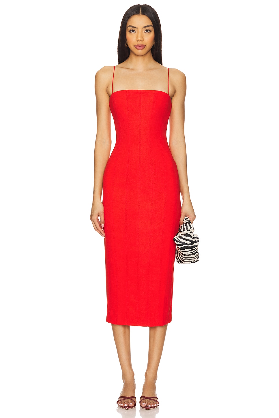 MISHA Irisa Midi Dress in Grenadine | REVOLVE