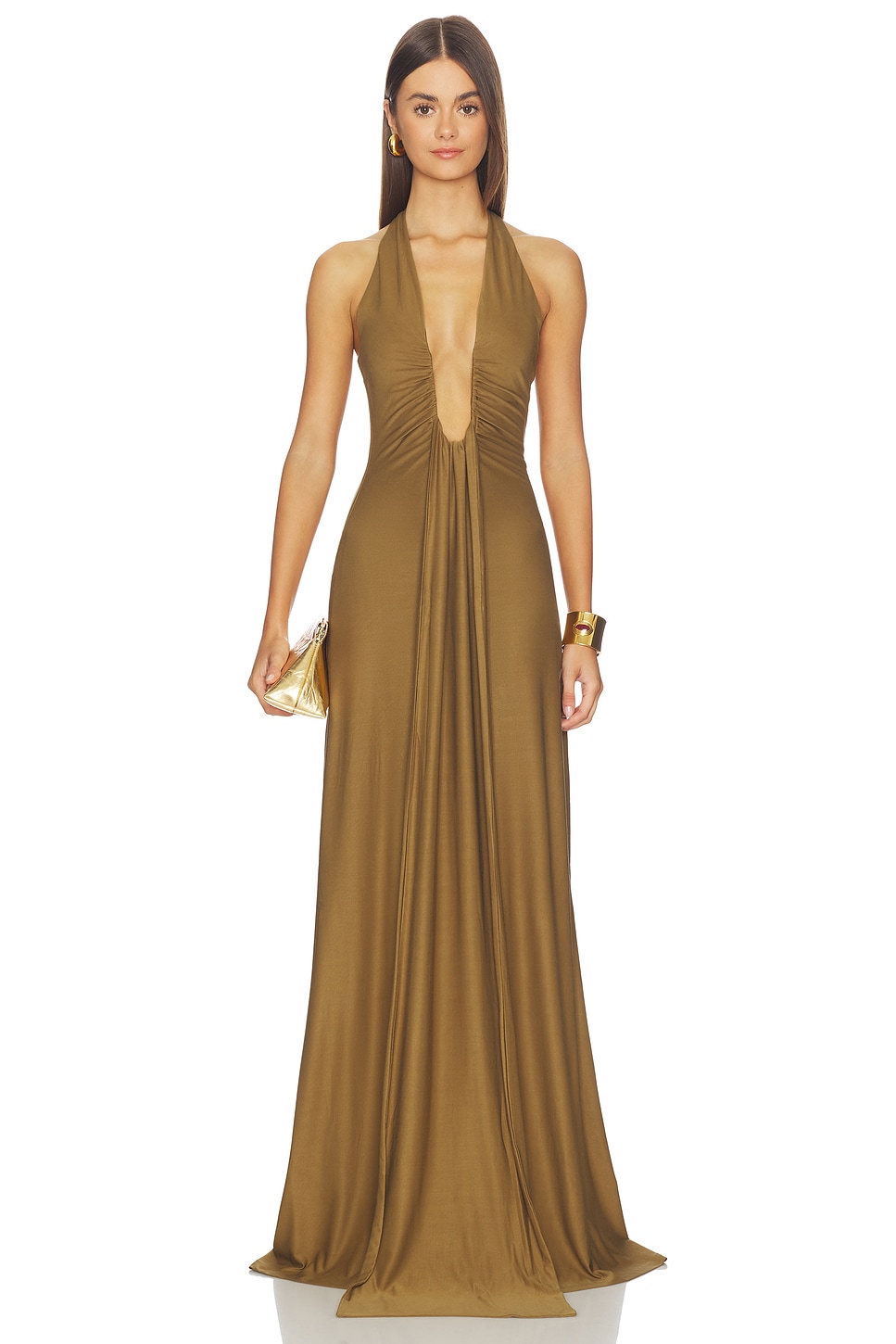 misha jennifer cupro maxi dress Collection BLACK JENNIFER CUPRO MAXI 