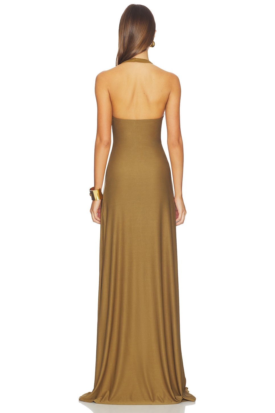 misha jennifer cupro maxi dress MISHA The Jennifer Cupro Maxi