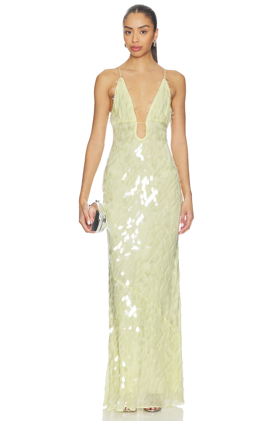 sapphire green dress Tied-Up Midi Dress in Hunter Green main image 0