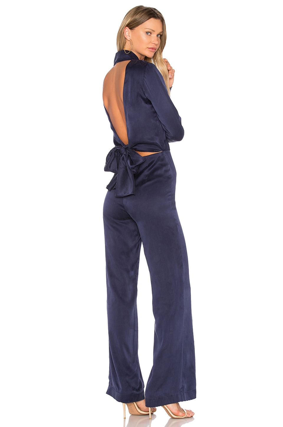 misha collection white jumpsuit