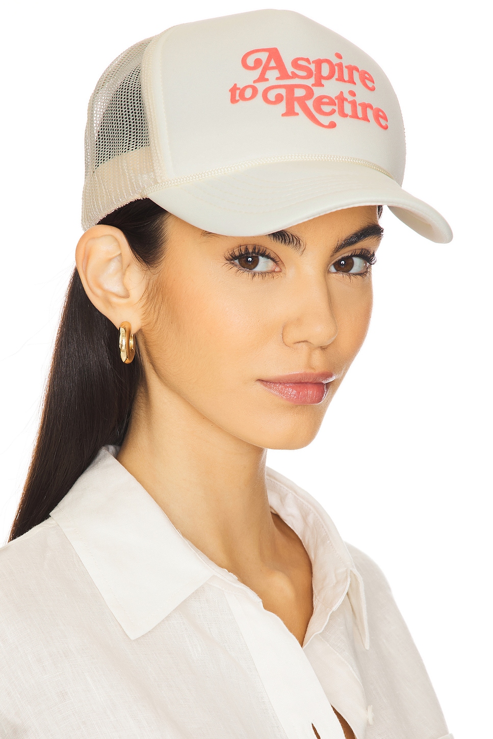 Aspire Script Trucker Hat - Thumbnail 1