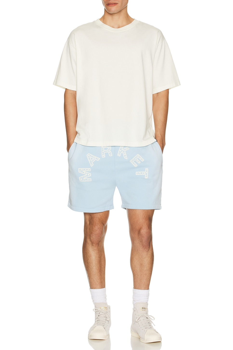 Starry Arc Fleece Shorts - Thumbnail 4