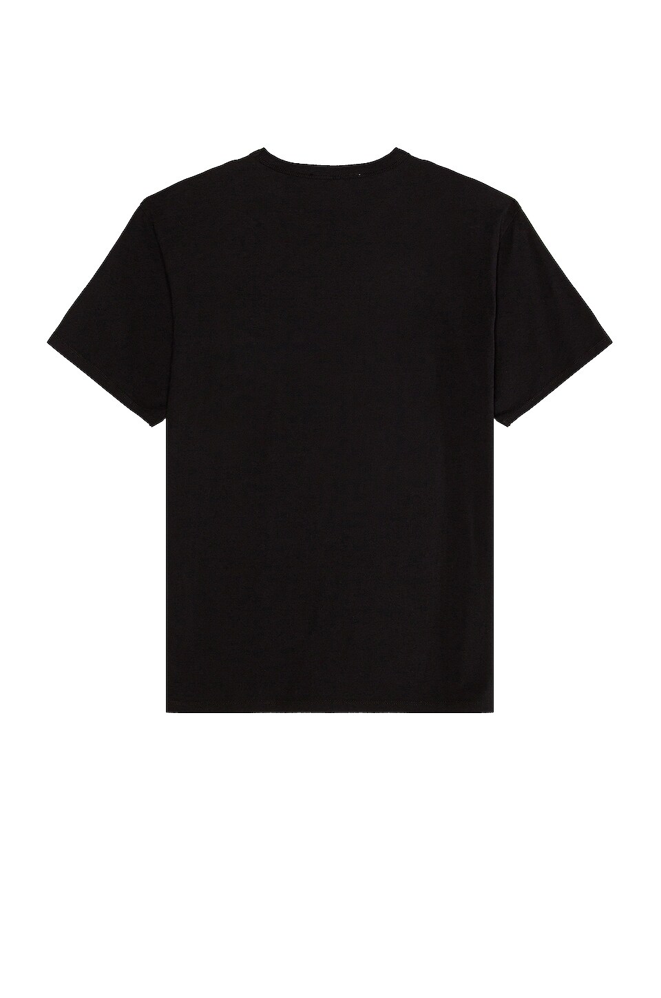Maison Kitsune Tricolor Fox Patch Classic Pocket Tee-Shirt in Black