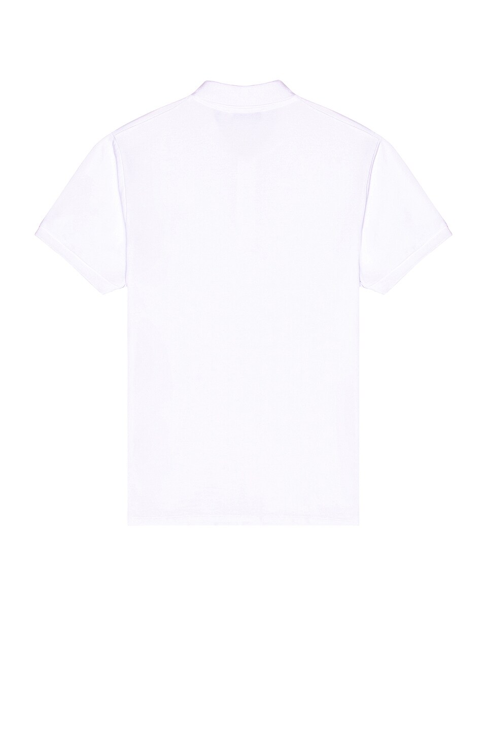 Maison Kitsune Navy Fox Patch Classic Polo in White