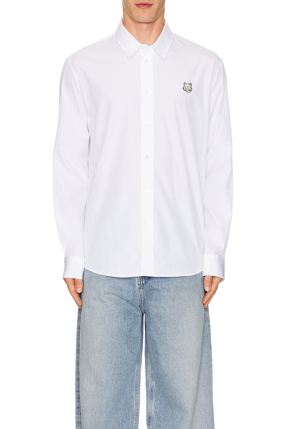 ★Maison Kitsune★FOX HEAD CASUAL SHIRT★ FOX HEAD CASUAL SHIRT | Maison Kitsuné