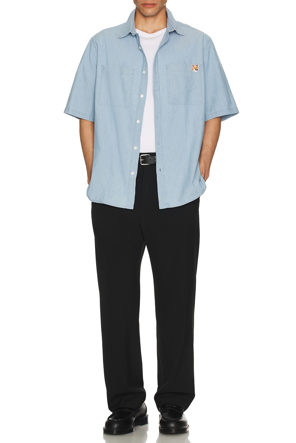【MAISON KITSUNE】 RELAXED SHORT SLEEVE SHIRT RELAXED SHORT SLEEVE SHIRT | Maison Kitsuné