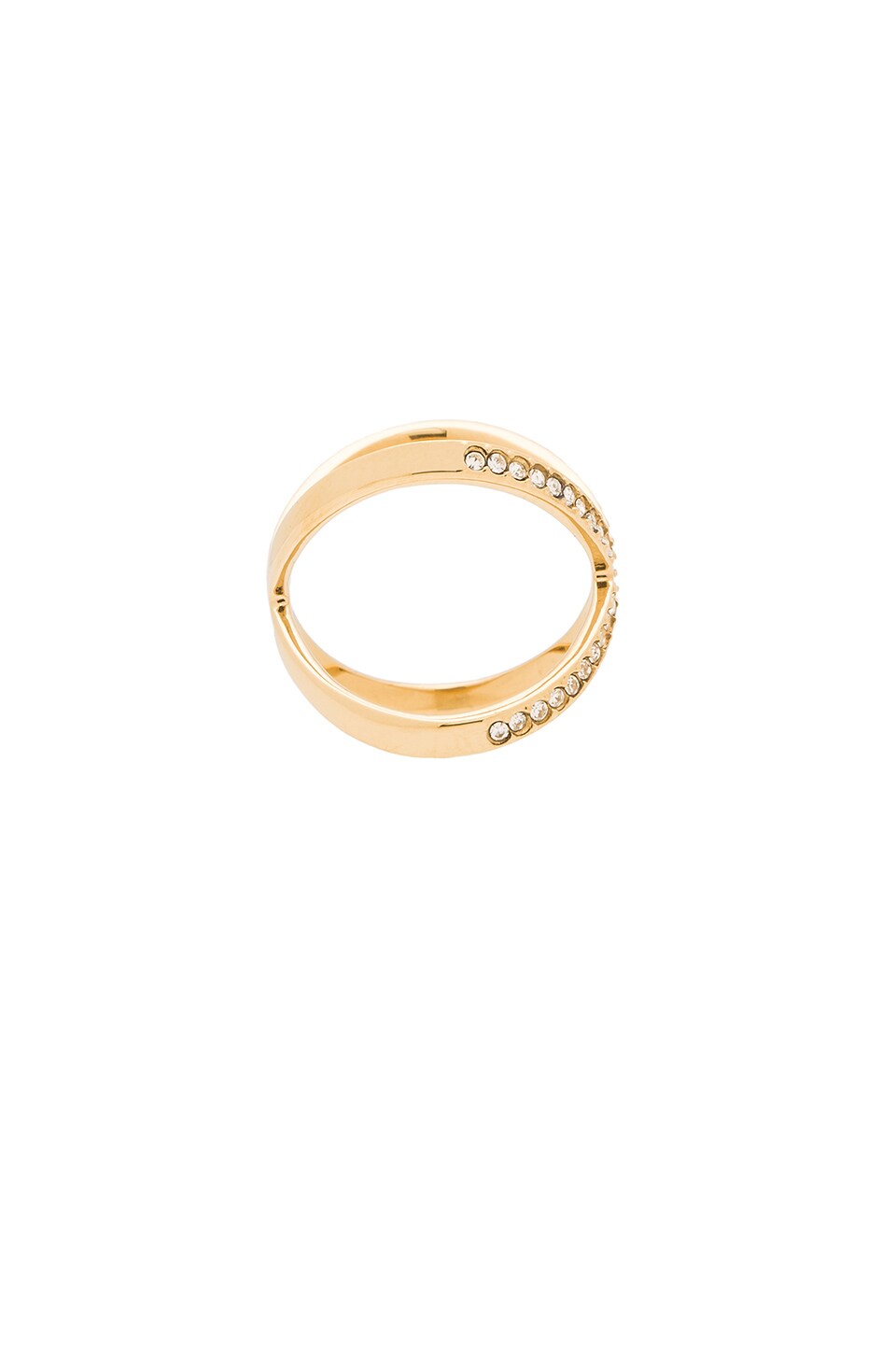 Michael Kors Pave X Ring in Gold