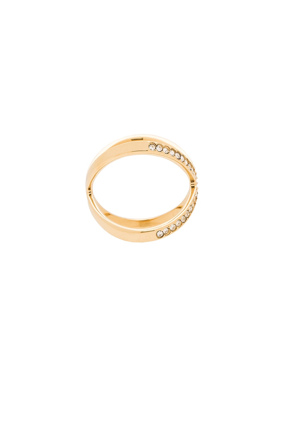 Michael Kors Pave X Ring in Gold