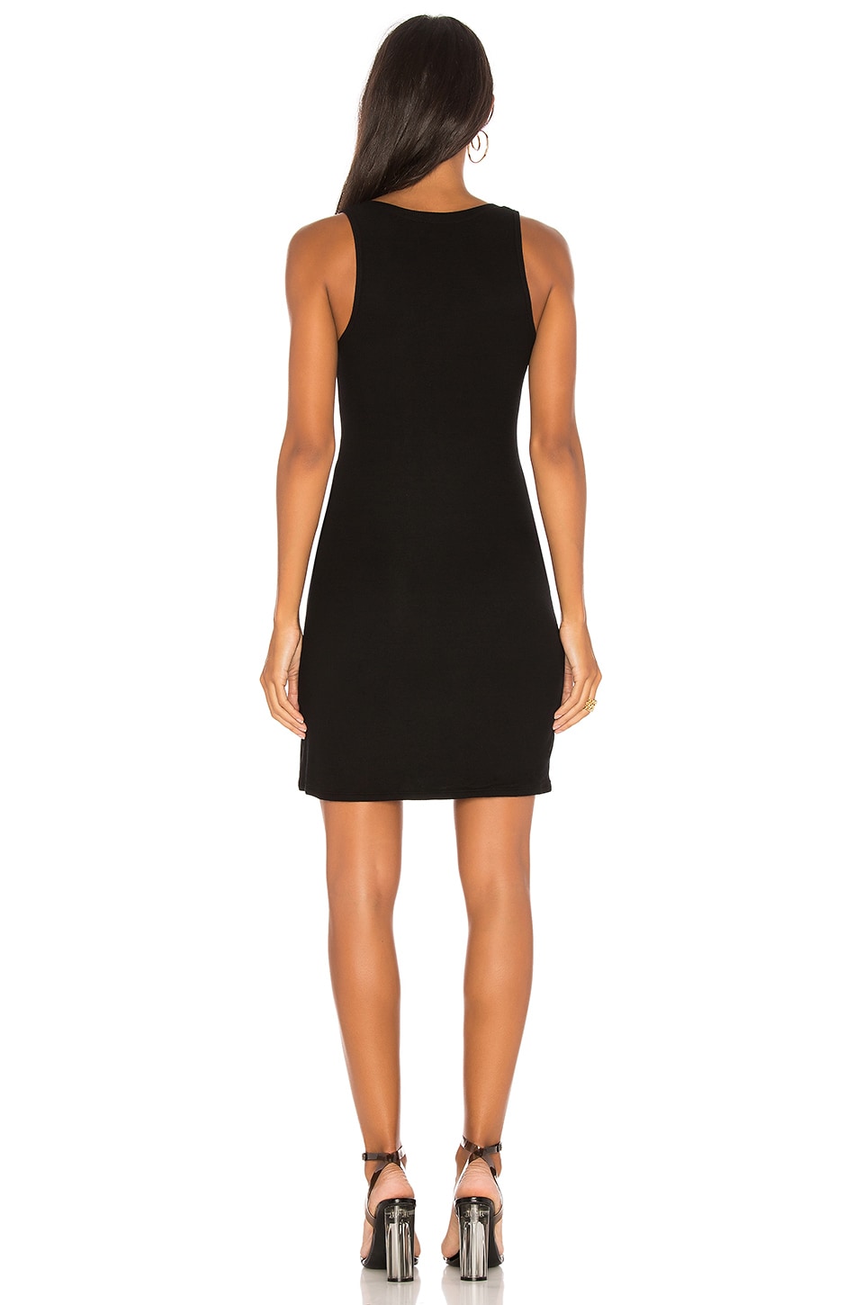 Michael Lauren Runner Tank Dress in Black | REVOLVE